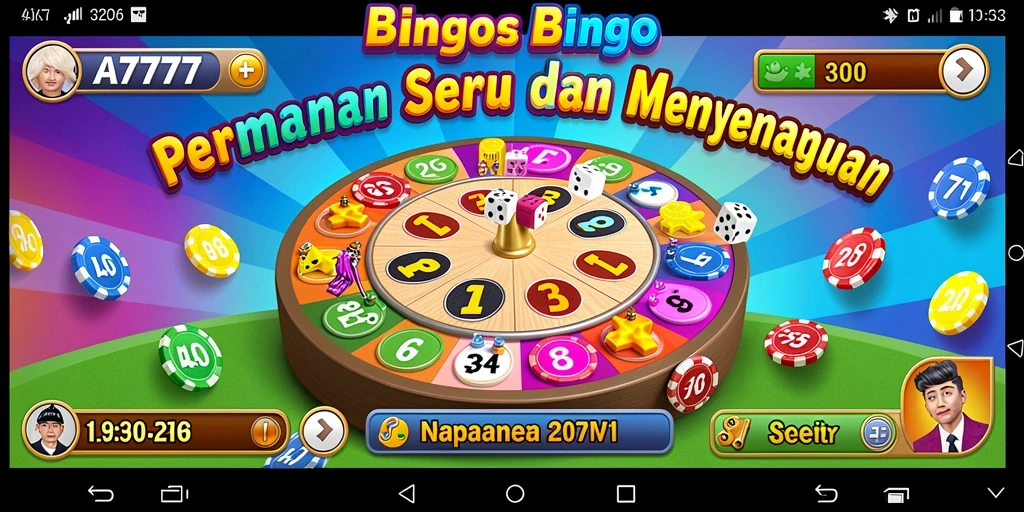 Tampilan gameplay seru di A7777 dengan suasana Bingo yang menggembirakan.