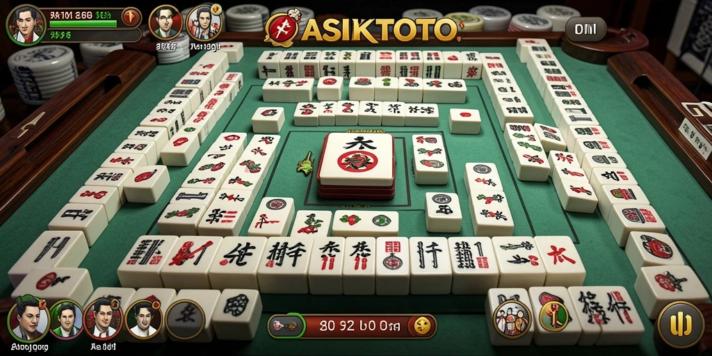 Screenshot gameplay ASIKTOTO menunjukkan tantangan Mahjong yang mendebarkan.
