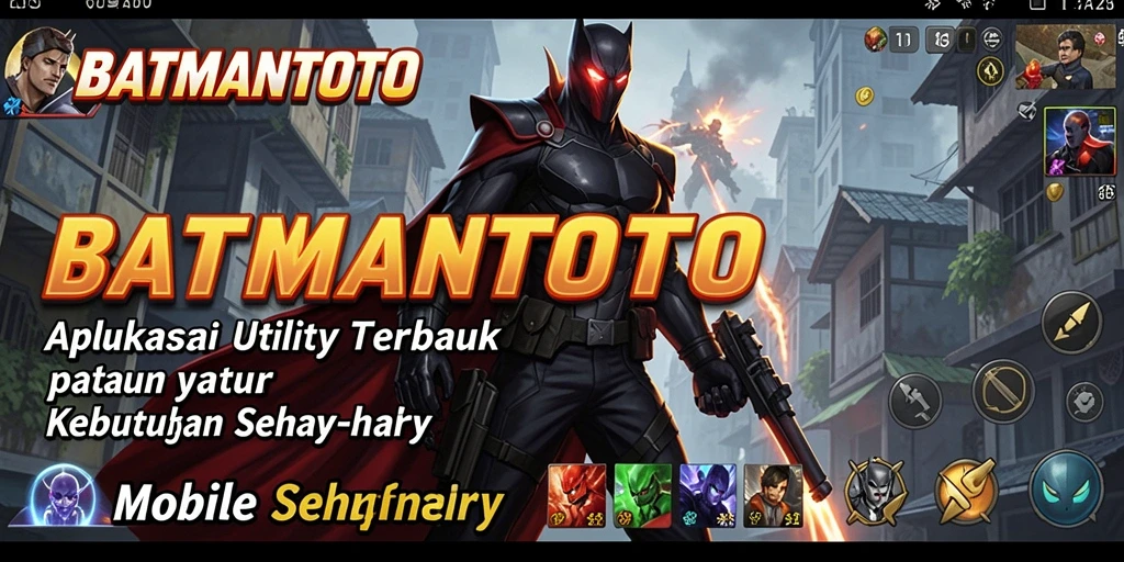 Tampilan antarmuka utama aplikasi BATMANTOTO yang user-friendly.