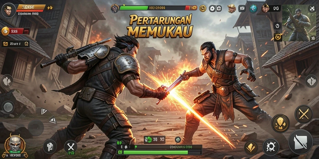Tangkapan layar utama menampilkan aksi mendebarkan dalam <strong>IDX66</strong>.