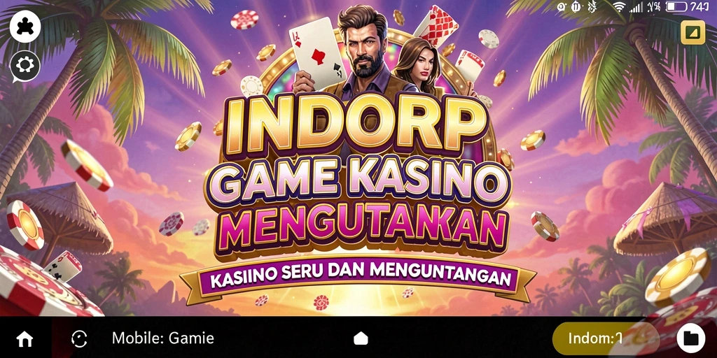 Screenshot INDORP menampilkan gameplay Kasino yang seru dan interaktif.