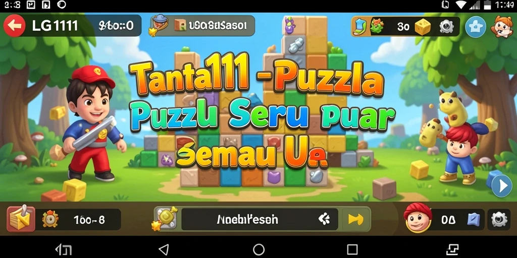 Tampilan gameplay seru di LG111 dengan tantangan puzzle menarik.