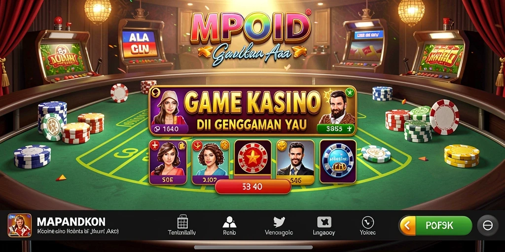 Gameplay seru dalam aplikasi Kasino MPOID yang menantang.