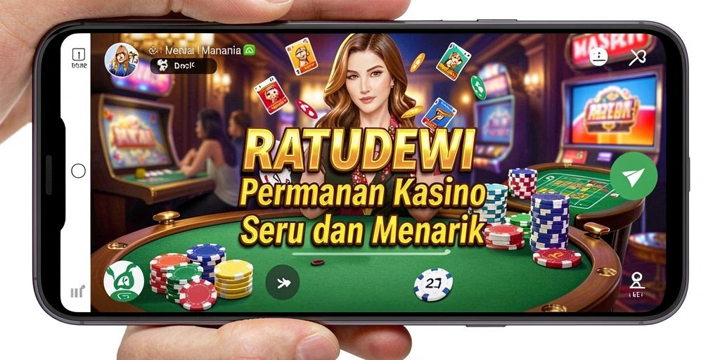 Screenshot gameplay RATUDEWI menampilkan keseruan permainan Kasino.