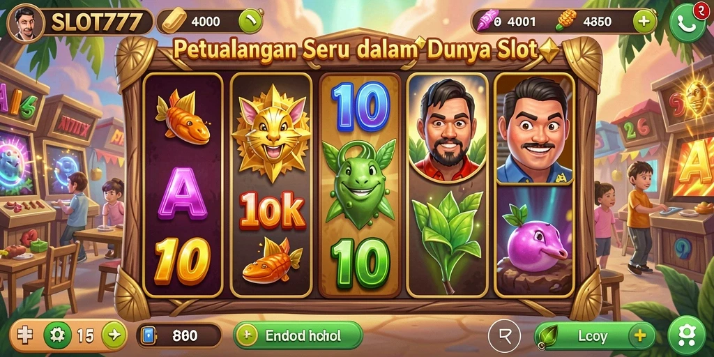 Tampilan gameplay <strong>SLOT777</strong> yang mendebarkan dalam dunia petualangan.