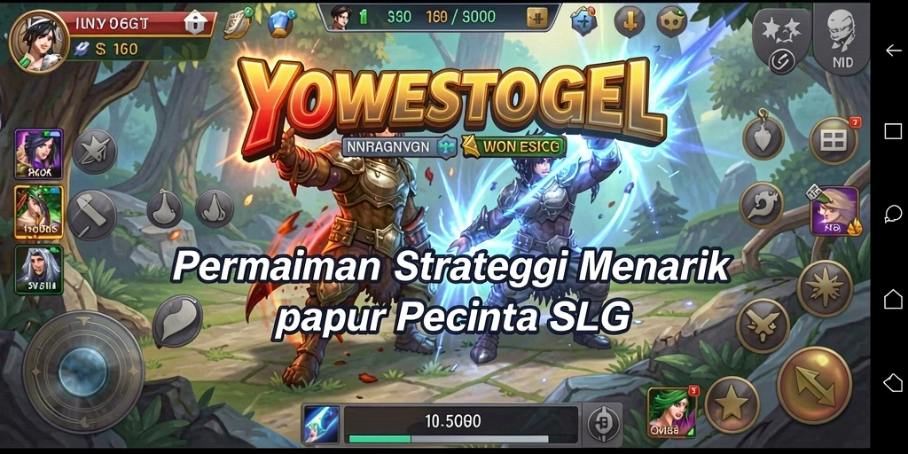 Tampilan gameplay YOWESTOGEL yang menarik dan strategis